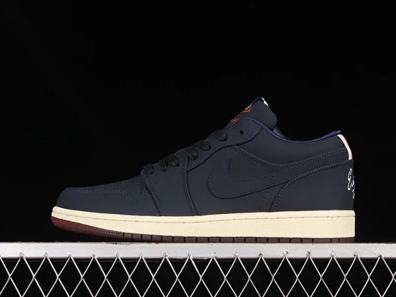 All categories Air Jordan Jordan series basketball shoes Air Jordan 1 Low Eastside Golf x Air Jordan 1 Low AJ1 Joe 1 Golf black blue low-top casual sneakers DV1759-448